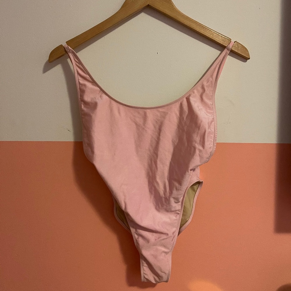 American Apparel high cut one piece